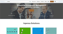 Desktop Screenshot of inpensa.com